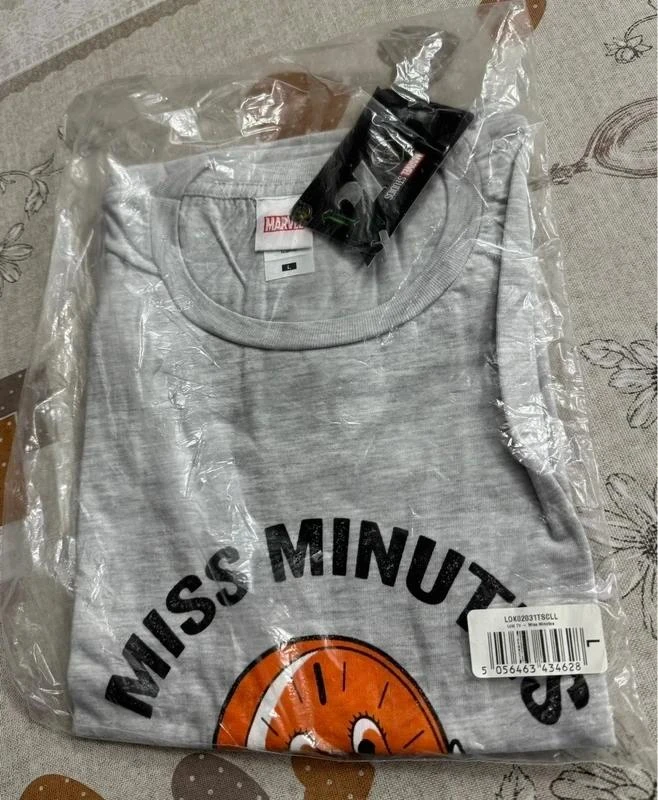 TShirt Camiseta Samarreta Miss Minutes #Loki #Marvel Size Talla L Oficial Disney